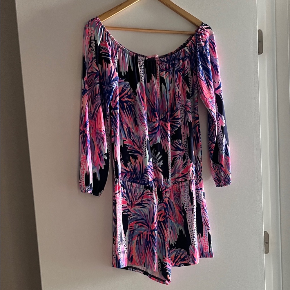 Lilly Pulitzer Multicolor Patterned romper size small - Picture 3 of 3